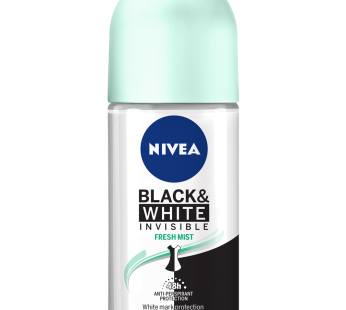 NIVEA ROLL-ON – INV BLACK & WHITE FRESH MIST FEMALE 6x50ml