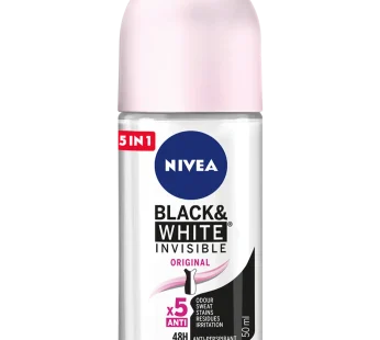 NIVEA ROLL-ON – INV BLACK & WHITE ORIGINAL FEMALE 6x50ml