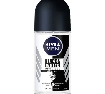NIVEA ROLL-ON – INV BLACK & WHITE ORIGINAL MEN 6x50ml