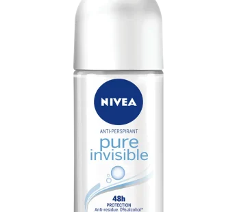 NIVEA ROLL-ON – PURE INVISIBLE FEMALE 6x50ml
