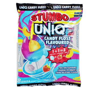 STUMBO POPS – CANDY FLOSS 48’s