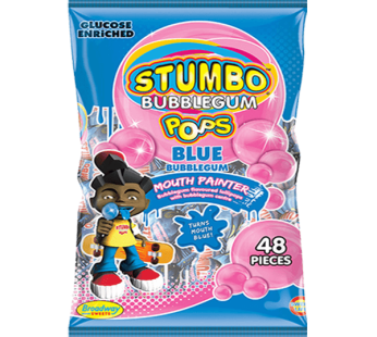 STUMBO POPS – MOUTHPAINTER BUBBLEGUM 48’s
