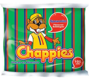 CHAPPIES BUBBLEGUM – SPEARMINT 100’s