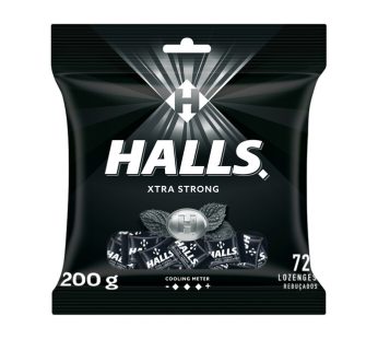 HALLS LOZENGES POLYBAG – EXTRA STRONG 72’s