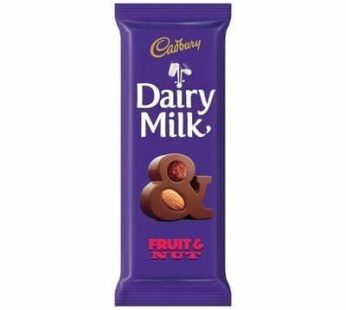 CADBURY CHOCOLATE SLABS – FRUIT & NUT 12x80gr