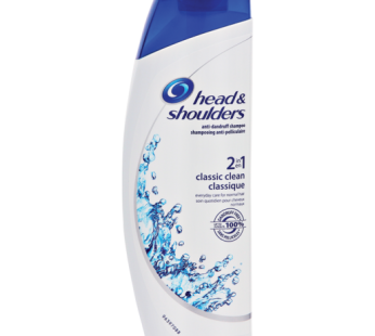 HEAD & SHOULDERS SHAMPOO 6x400ML – 2 IN 1 CLASSIC