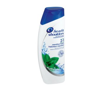 HEAD & SHOULDERS SHAMPOO 6x400ML – 2 IN 1 MENTHOL