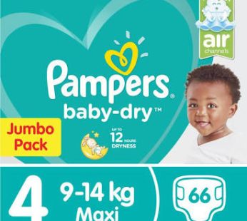 PAMPERS JUMBO PACK – MAXI #4-66’s x 2