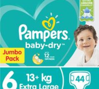 PAMPERS JUMBO PACK – X LARGE #6-44’s x 2
