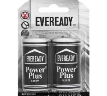 EVEREADY BATTERIES BLISTER R20PP 2pk
