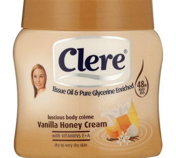 CLERE BODY CREME – VANILLA HONEY CREAM 6x300ml