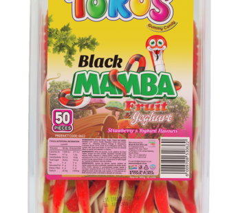 TOROS TUBS – BLACK MAMBA STRAWBERRY YOGHURT 50 ‘s