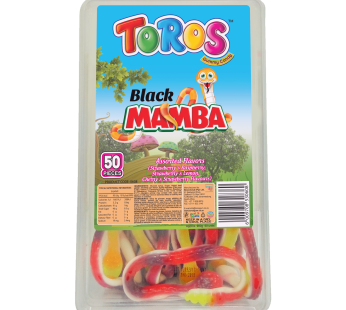 TOROS TUBS – BLACK MAMBA FRUIT & YOGHURT ASSORTED 50 ‘s