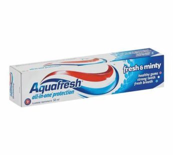 AQUAFRESH TOOTHPASTE FRESH & MINTY 12x50ml