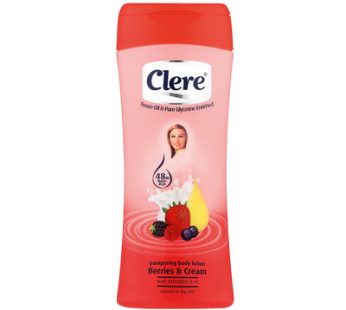 CLERE HAND & BODY LOTION BERRIES & CREAM 6x400ml