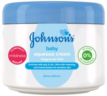 JOHNSONS AQUEOUS CREAM – FREE FRAGRANCE (BLUE) 6x350ml