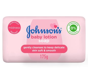JOHNSONS BABY SOAP – LOTION (PINK) 12×175 Grams