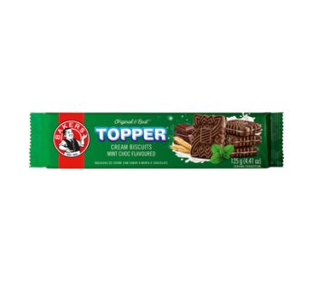 BAKERS TOPPER BISCUITS – CHOC MINT 12x125gr