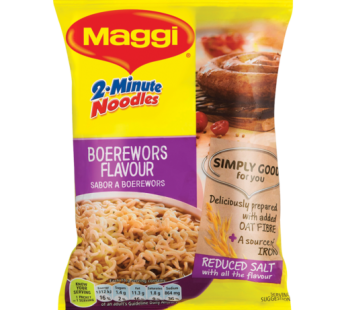 MAGGI 2-MINUTE NOODLES – BOEREWORS 5×68 Grams