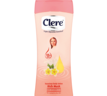 CLERE HAND & BODY LOTION – MUSK 6x200ml