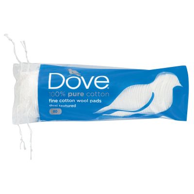 DOVE COTTON WOOL ROUNDS 80's