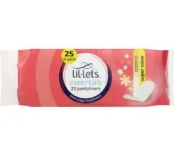 LIL-LETS PANTYLINERS – SCENTED 12×25’s