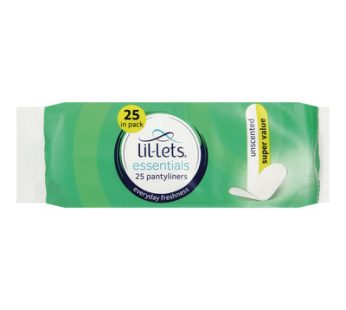 LIL-LETS PANTYLINERS – UNSCENTED 12×25’s