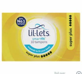 LIL-LETS TAMPON DISPENSER – SUPER PLUS 6×10’s