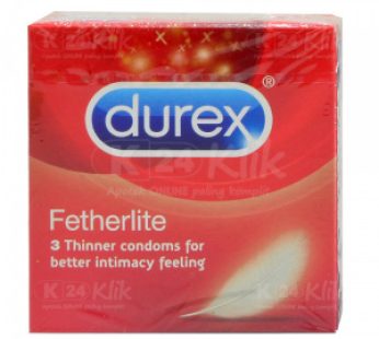DUREX FETHERLITE CONDOMS 12×3’s