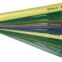SHATTERPROOF RULERS COLOURED 10x30cm